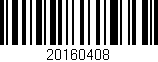 Código de barras (EAN, GTIN, SKU, ISBN): '20160408'