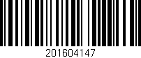 Código de barras (EAN, GTIN, SKU, ISBN): '201604147'