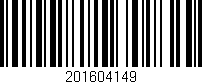 Código de barras (EAN, GTIN, SKU, ISBN): '201604149'