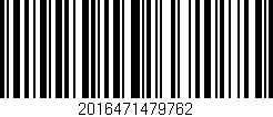 Código de barras (EAN, GTIN, SKU, ISBN): '2016471479762'