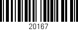Código de barras (EAN, GTIN, SKU, ISBN): '20167'