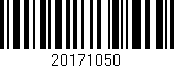 Código de barras (EAN, GTIN, SKU, ISBN): '20171050'