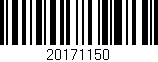 Código de barras (EAN, GTIN, SKU, ISBN): '20171150'