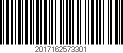 Código de barras (EAN, GTIN, SKU, ISBN): '2017162573301'