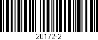 Código de barras (EAN, GTIN, SKU, ISBN): '20172-2'