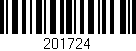 Código de barras (EAN, GTIN, SKU, ISBN): '201724'