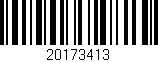 Código de barras (EAN, GTIN, SKU, ISBN): '20173413'