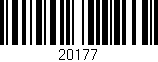 Código de barras (EAN, GTIN, SKU, ISBN): '20177'