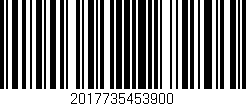 Código de barras (EAN, GTIN, SKU, ISBN): '2017735453900'