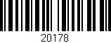 Código de barras (EAN, GTIN, SKU, ISBN): '20178'