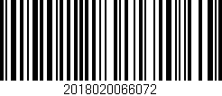 Código de barras (EAN, GTIN, SKU, ISBN): '2018020066072'