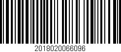 Código de barras (EAN, GTIN, SKU, ISBN): '2018020066096'
