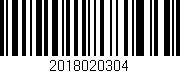 Código de barras (EAN, GTIN, SKU, ISBN): '2018020304'