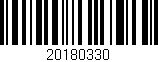 Código de barras (EAN, GTIN, SKU, ISBN): '20180330'