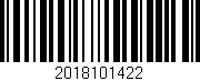 Código de barras (EAN, GTIN, SKU, ISBN): '2018101422'