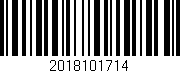 Código de barras (EAN, GTIN, SKU, ISBN): '2018101714'