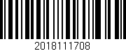 Código de barras (EAN, GTIN, SKU, ISBN): '2018111708'