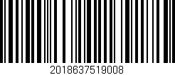 Código de barras (EAN, GTIN, SKU, ISBN): '2018637519008'
