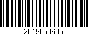 Código de barras (EAN, GTIN, SKU, ISBN): '2019050605'