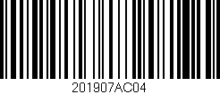 Código de barras (EAN, GTIN, SKU, ISBN): '201907AC04'