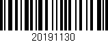 Código de barras (EAN, GTIN, SKU, ISBN): '20191130'