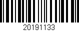 Código de barras (EAN, GTIN, SKU, ISBN): '20191133'