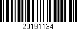 Código de barras (EAN, GTIN, SKU, ISBN): '20191134'