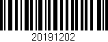 Código de barras (EAN, GTIN, SKU, ISBN): '20191202'