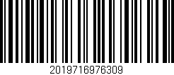 Código de barras (EAN, GTIN, SKU, ISBN): '2019716976309'