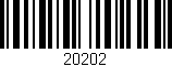 Código de barras (EAN, GTIN, SKU, ISBN): '20202'