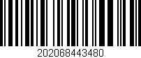 Código de barras (EAN, GTIN, SKU, ISBN): '202068443480'