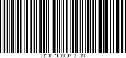 Código de barras (EAN, GTIN, SKU, ISBN): '20208_1000097_0_UN'