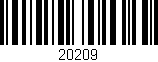 Código de barras (EAN, GTIN, SKU, ISBN): '20209'