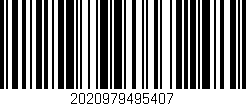 Código de barras (EAN, GTIN, SKU, ISBN): '2020979495407'
