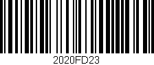 Código de barras (EAN, GTIN, SKU, ISBN): '2020FD23'