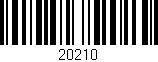 Código de barras (EAN, GTIN, SKU, ISBN): '20210'