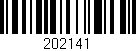 Código de barras (EAN, GTIN, SKU, ISBN): '202141'