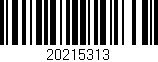 Código de barras (EAN, GTIN, SKU, ISBN): '20215313'
