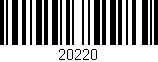 Código de barras (EAN, GTIN, SKU, ISBN): '20220'