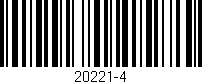 Código de barras (EAN, GTIN, SKU, ISBN): '20221-4'