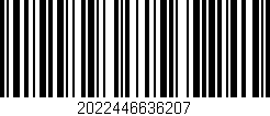 Código de barras (EAN, GTIN, SKU, ISBN): '2022446636207'