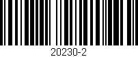 Código de barras (EAN, GTIN, SKU, ISBN): '20230-2'