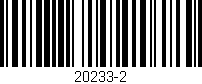 Código de barras (EAN, GTIN, SKU, ISBN): '20233-2'