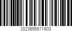 Código de barras (EAN, GTIN, SKU, ISBN): '2023695671803'