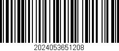 Código de barras (EAN, GTIN, SKU, ISBN): '2024053651208'