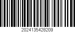 Código de barras (EAN, GTIN, SKU, ISBN): '2024135428209'