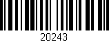 Código de barras (EAN, GTIN, SKU, ISBN): '20243'