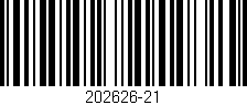 Código de barras (EAN, GTIN, SKU, ISBN): '202626-21'