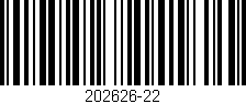 Código de barras (EAN, GTIN, SKU, ISBN): '202626-22'