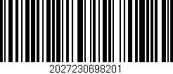 Código de barras (EAN, GTIN, SKU, ISBN): '2027230698201'